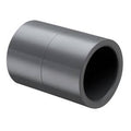 8 PVC Coupling Soc Sch40 Gray B553829
