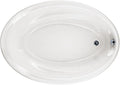White Oval Bathtub L651315