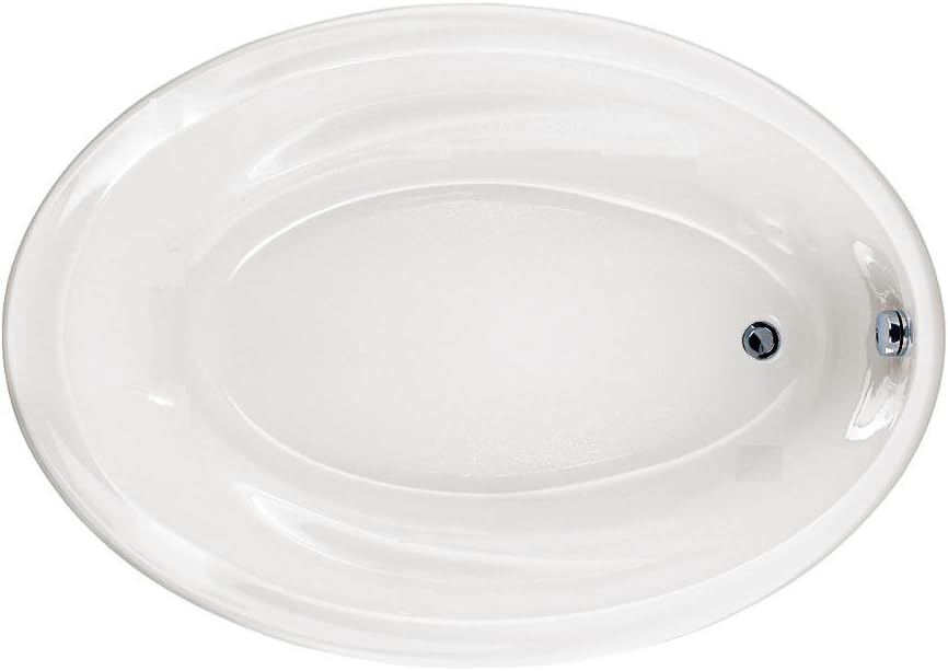 White Oval Bathtub L651315