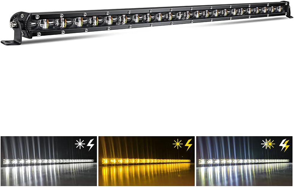 26 inch Slim Combo Beam LED Light Bar with Mounting Brackets, Pack of 2 X833