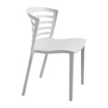Stack Chair, Gray, 4 per Carton N89394