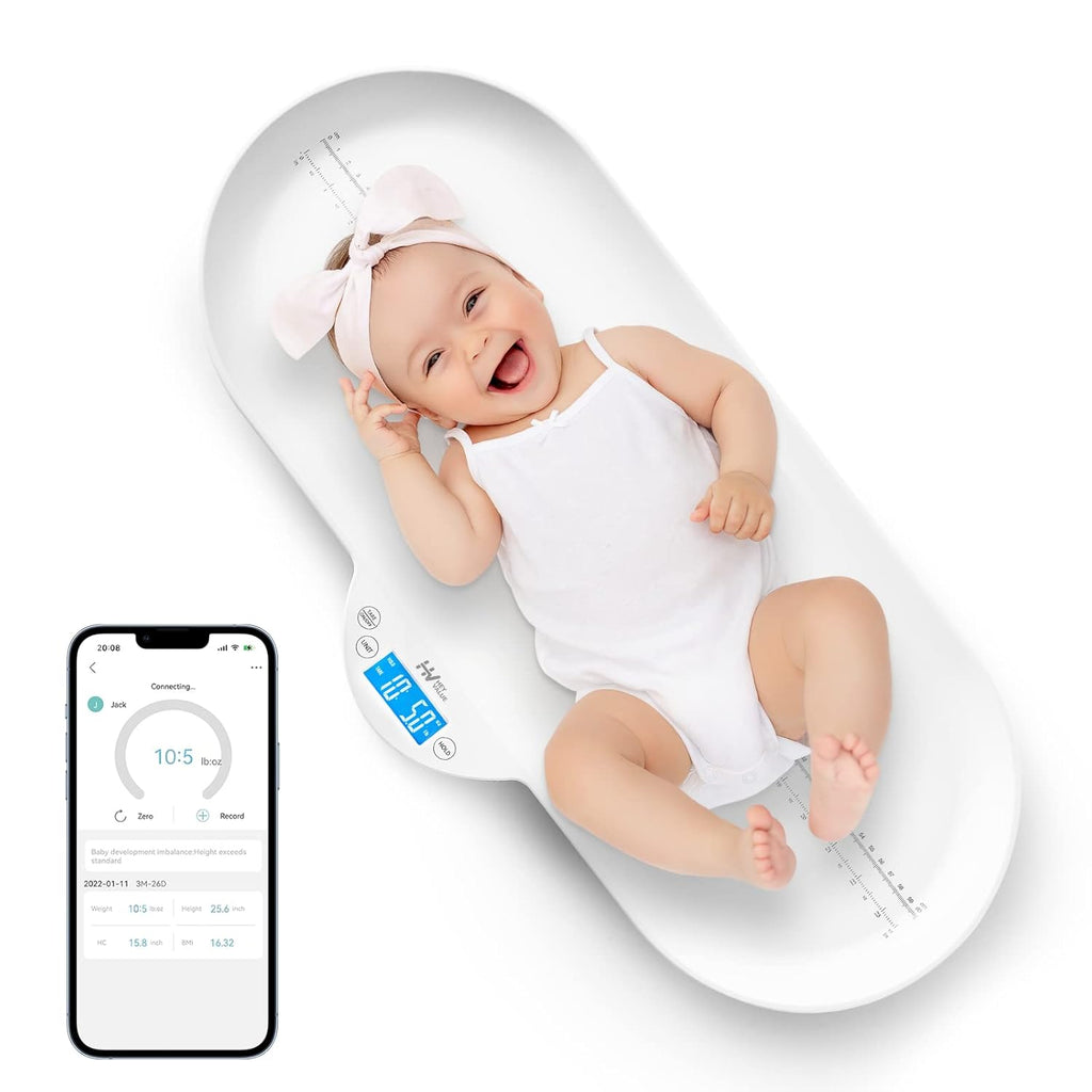 Digital Weighing Scale for Newborn Infant Toddler Cat Puppy Animals with Hold Function, LCD Display, Pack of 2 B896