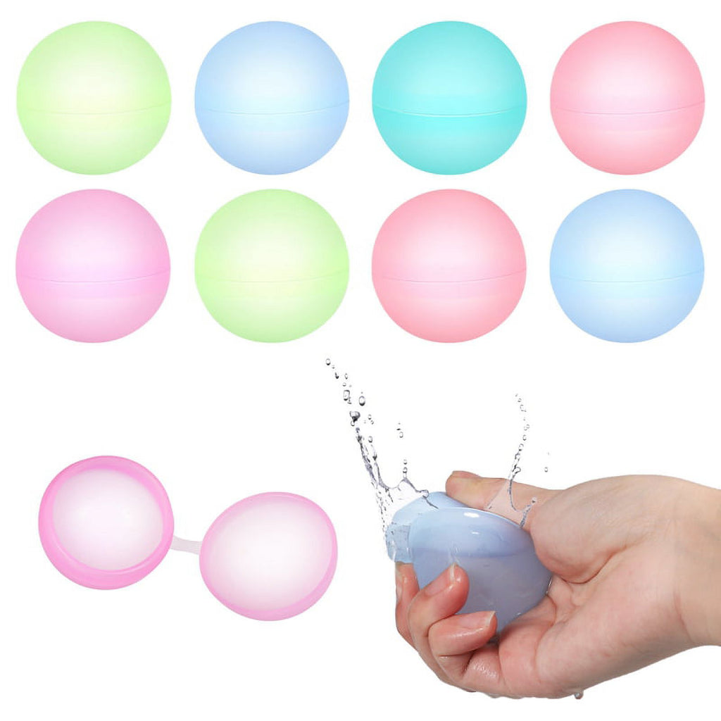 8 Pcs Reusable Self-Sealing Water Balloons K548462