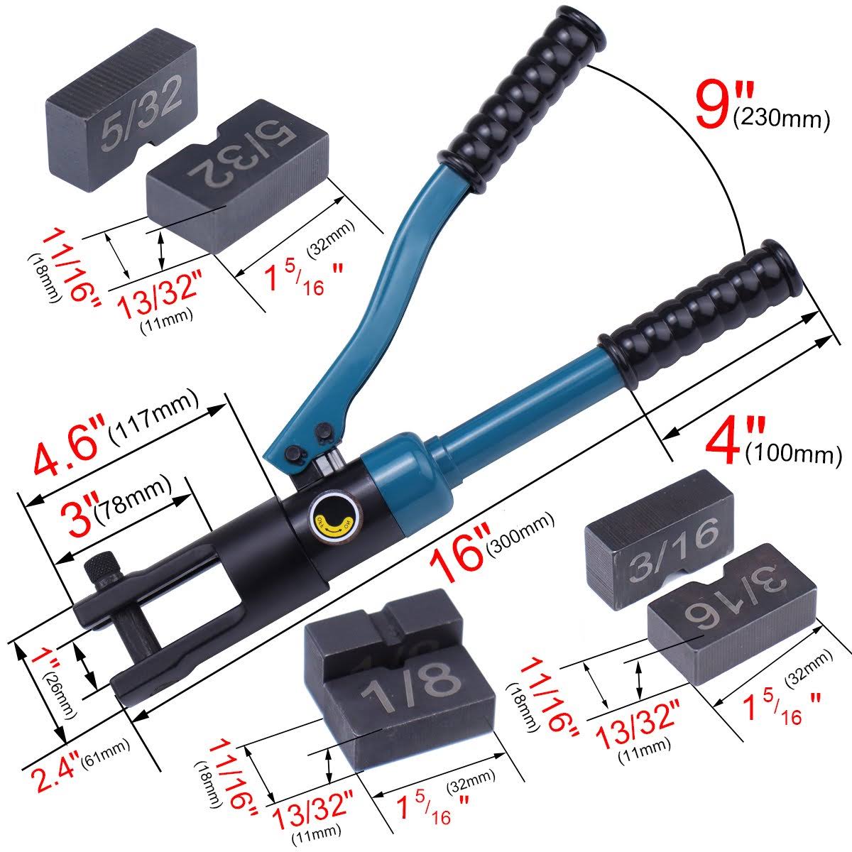 Hydraulic Crimper Tool for Stainless Steel A170