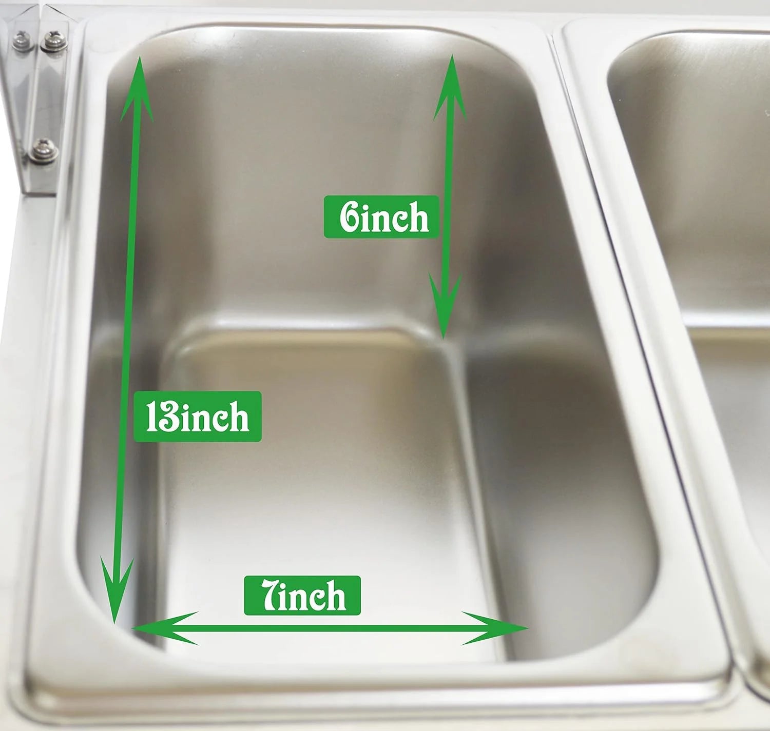 5-Pot Buffet Food Warmer with Glass Shield W67741