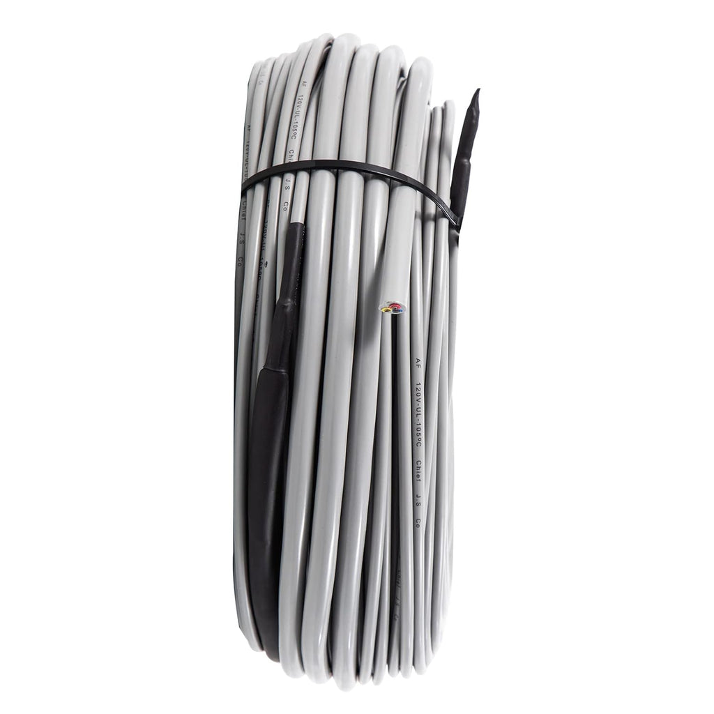 128.8 Square Feet Waterproof Insulated Floor Heating Cable with Temperature Control Panel W9922