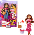 Lucky Doll with 2 Fashion Outfits & Accessories, 7 Movable Joints M546452
