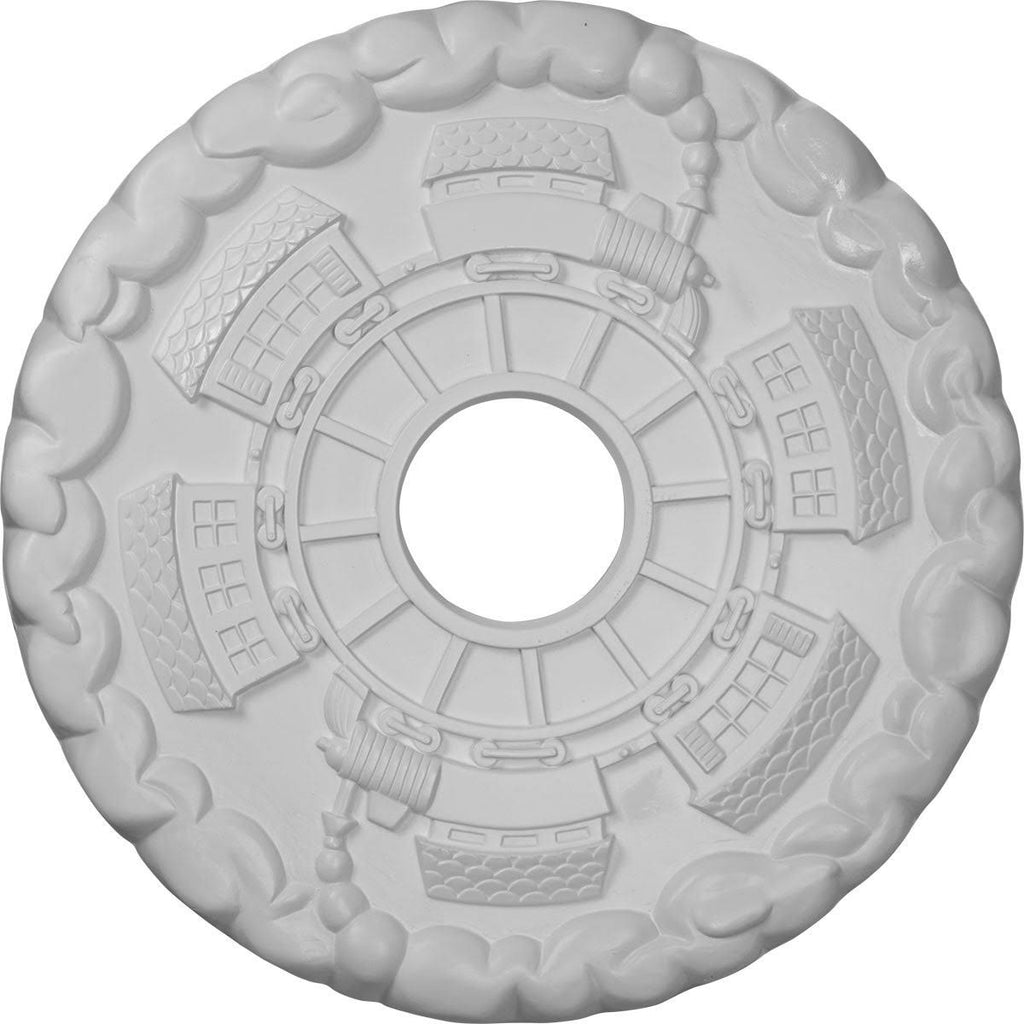 Hand-Painted Ceiling Medallion R4540