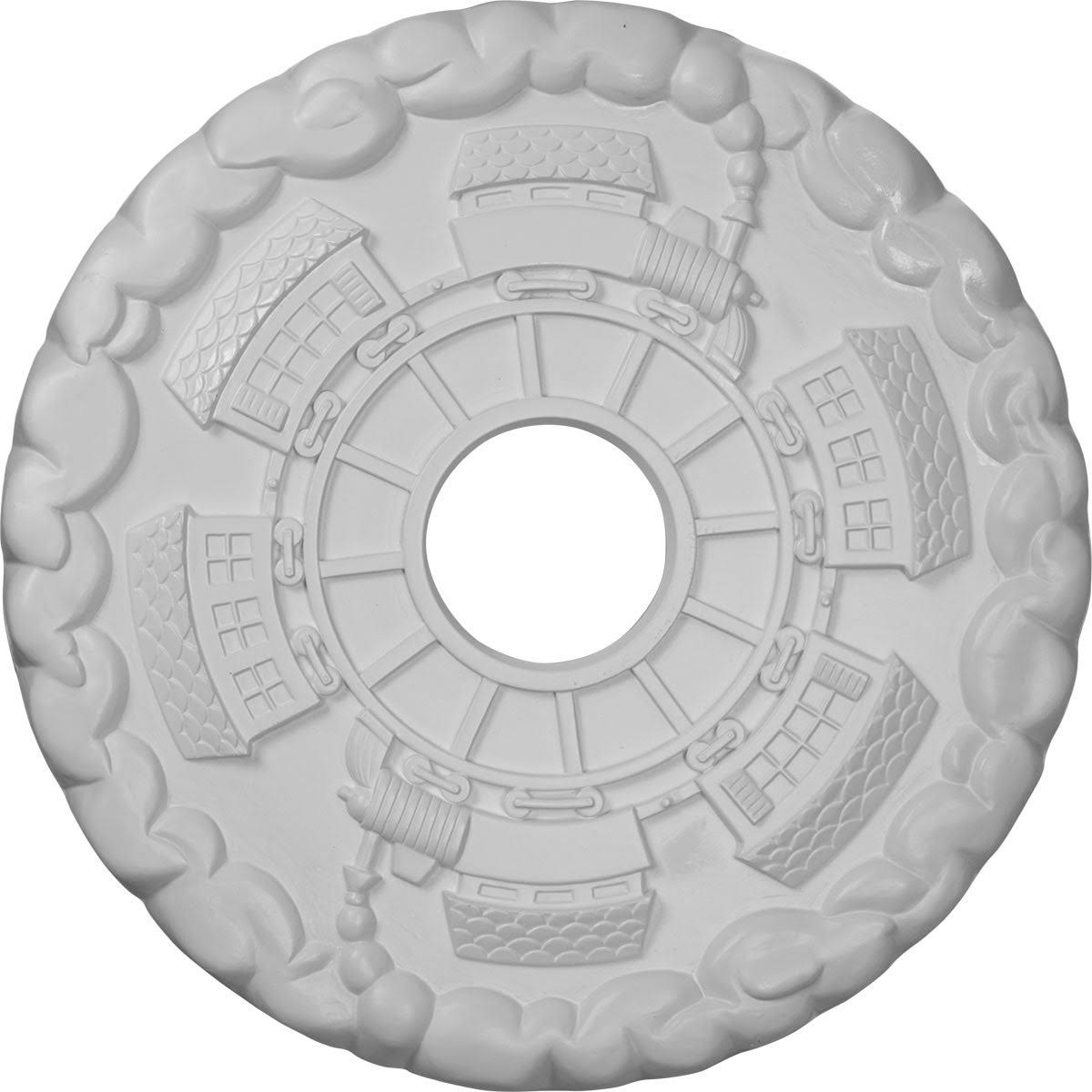 Hand-Painted Ceiling Medallion R4540