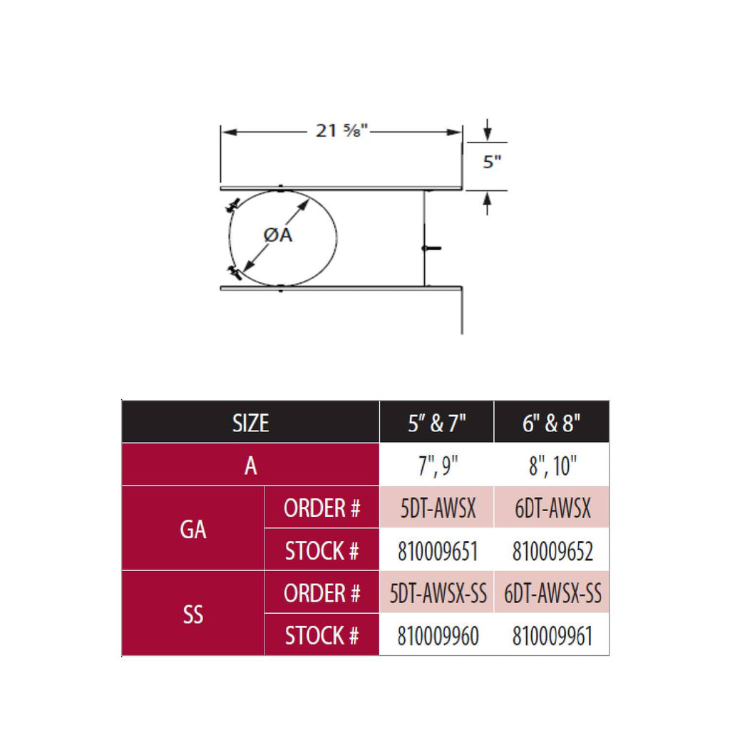 Extended Adjustable Wall Strap D271040