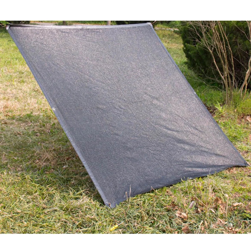 Black UV Resistant Garden Shade Mesh Tarp D839