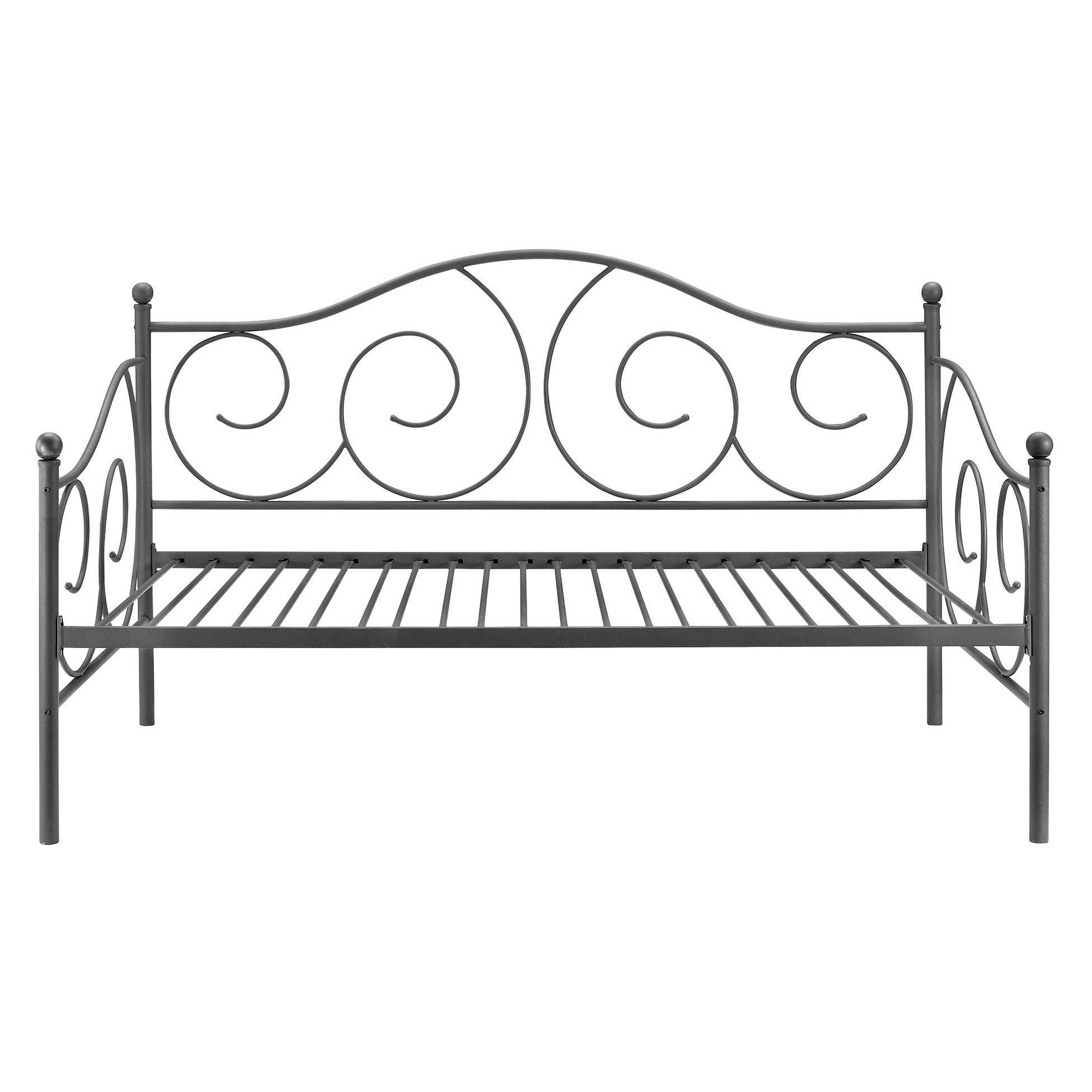 Twin Metal Daybed Silver B85187