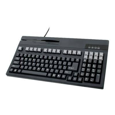 Triple Track MSR Keyboard Scanner 104 Keys USB O686