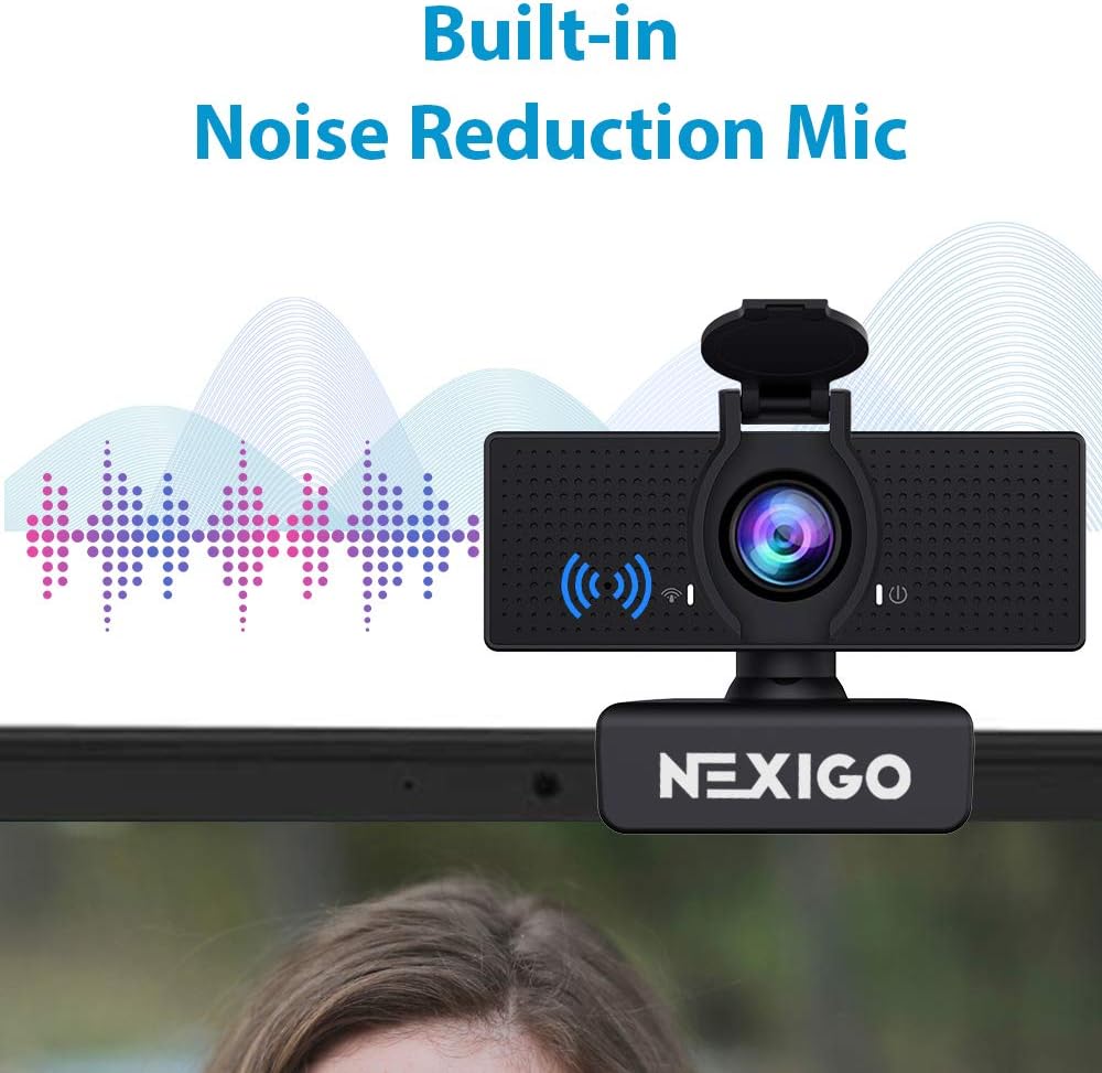 2 Pack 1080P Web Camera with Microphone and Privacy Cover W496