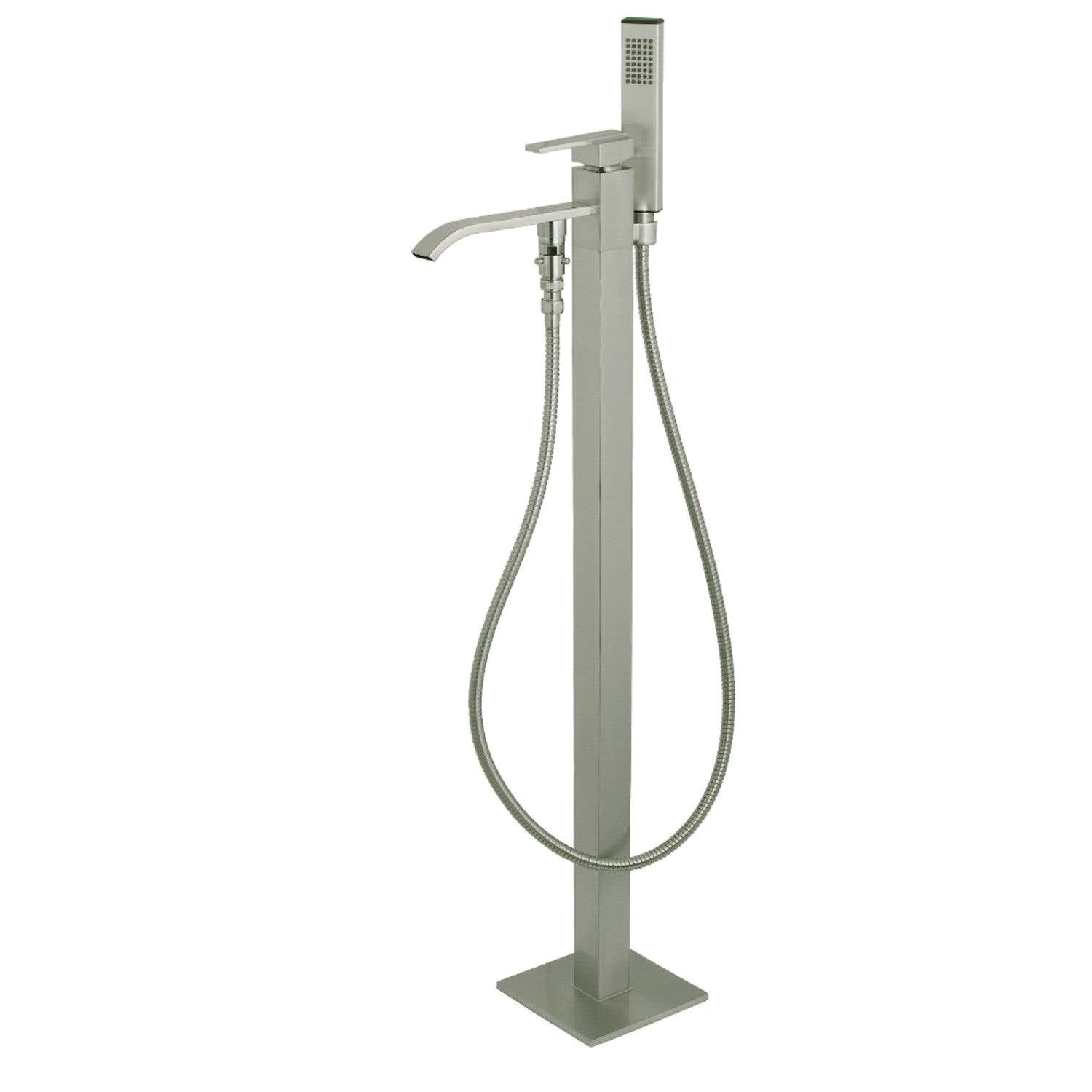 Brushed Brass Freestanding Tub Faucet with Hand Shower Z2692