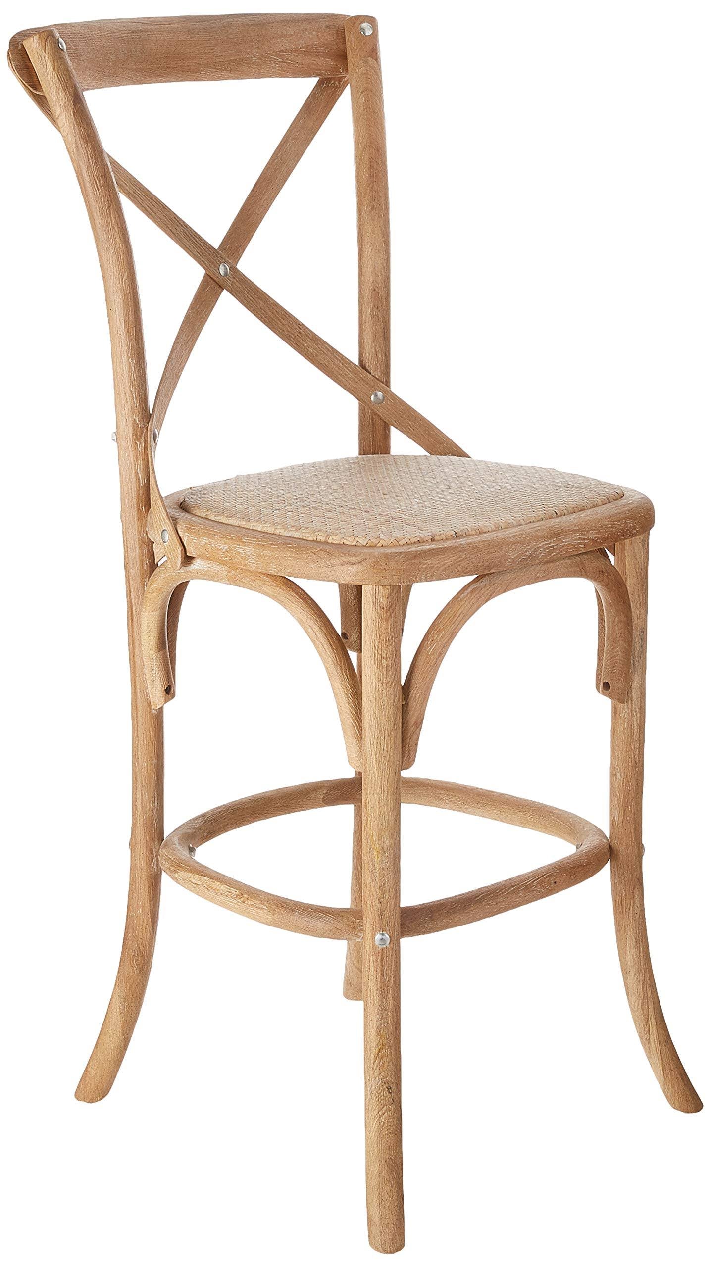 Limed Grey Oak Cafe Counter Stool Y6765