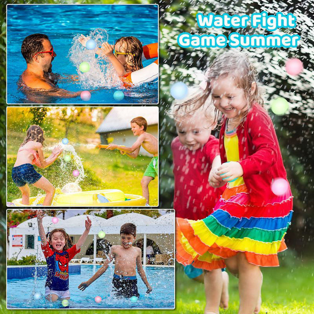 8 Pcs Reusable Self-Sealing Water Balloons K548462