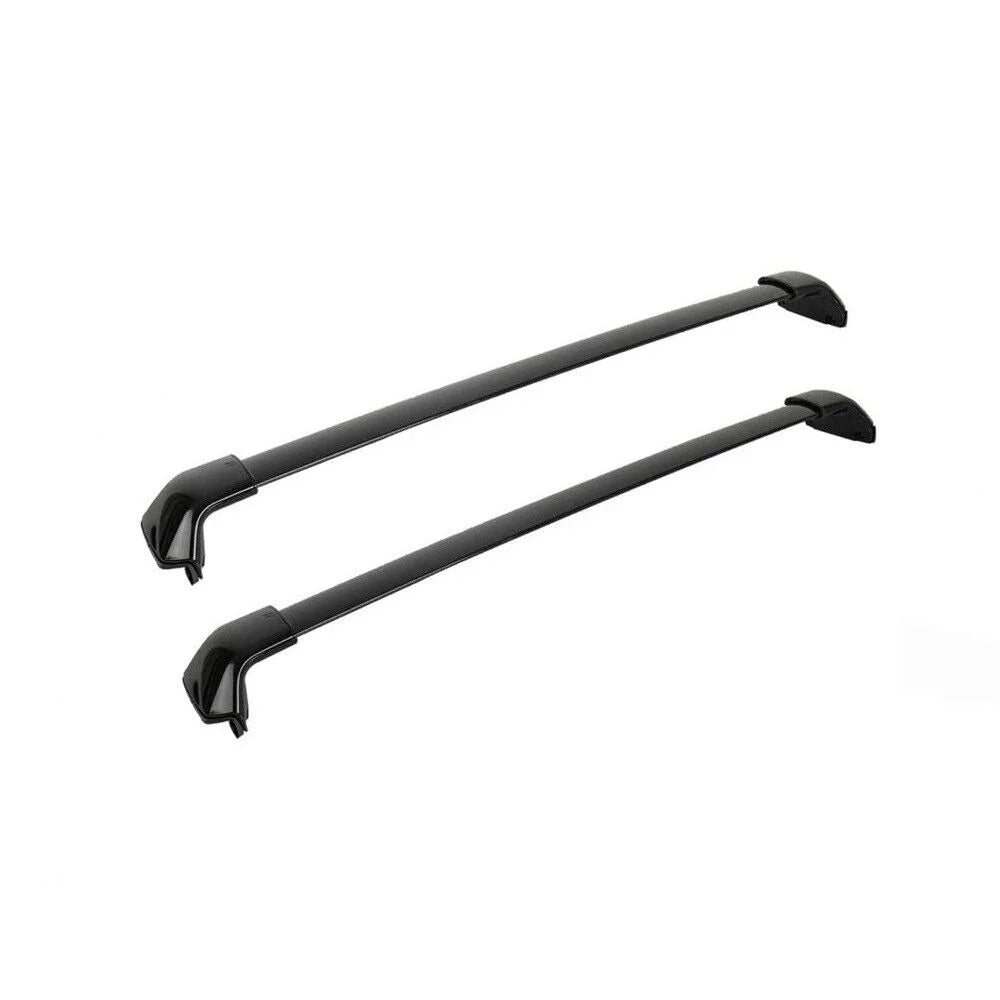Black Aluminum Roof Rack CrossBars Side Rails K88276