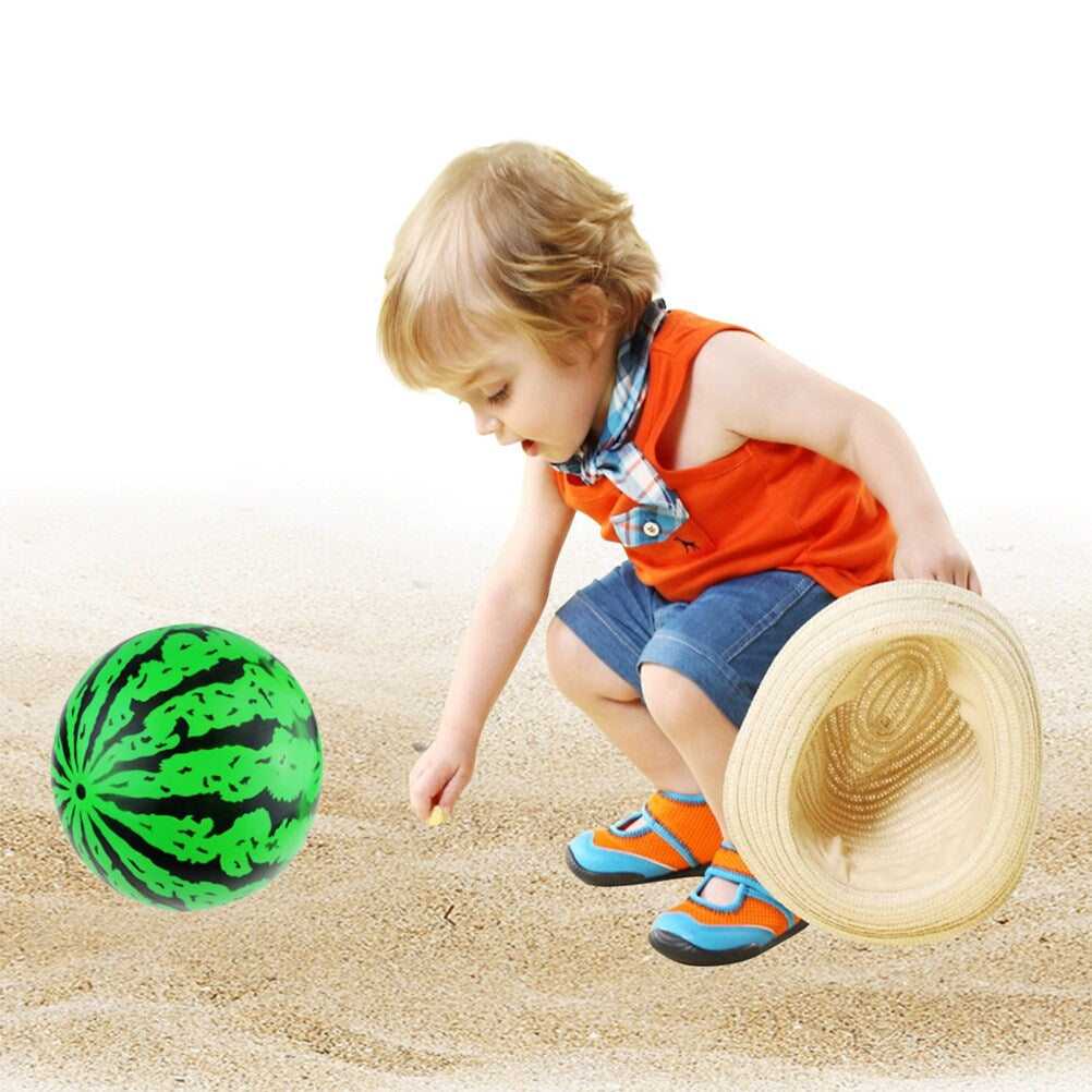 2Pcs 9 Inch Inflatable Bouncy Ball with Pump Kids Education Toys Q272