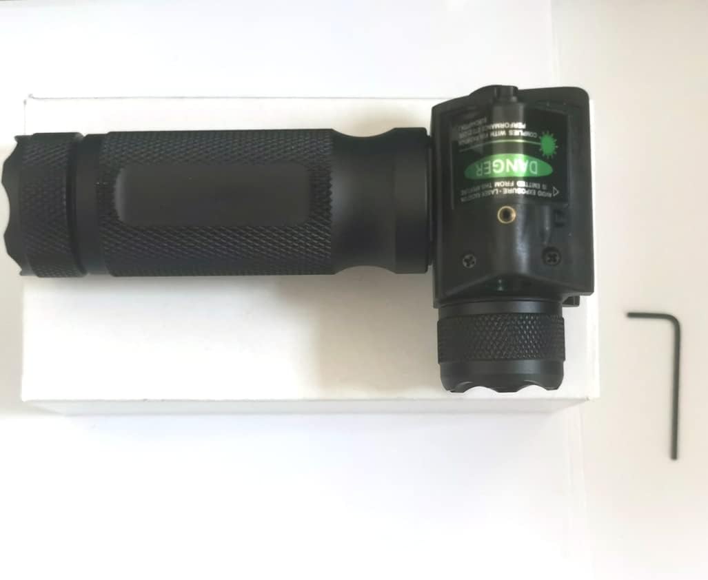 Pack of 2 Green Tactical Flashlight with Strobe V830408