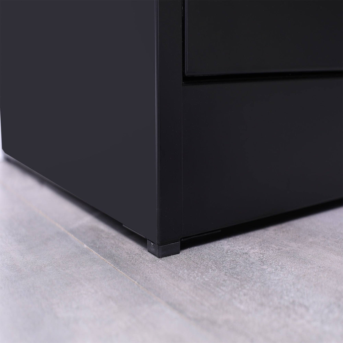White 2-Drawer Lateral File Cabinet with Lock I15560