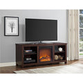 Espresso TV Console with Fireplace M1750
