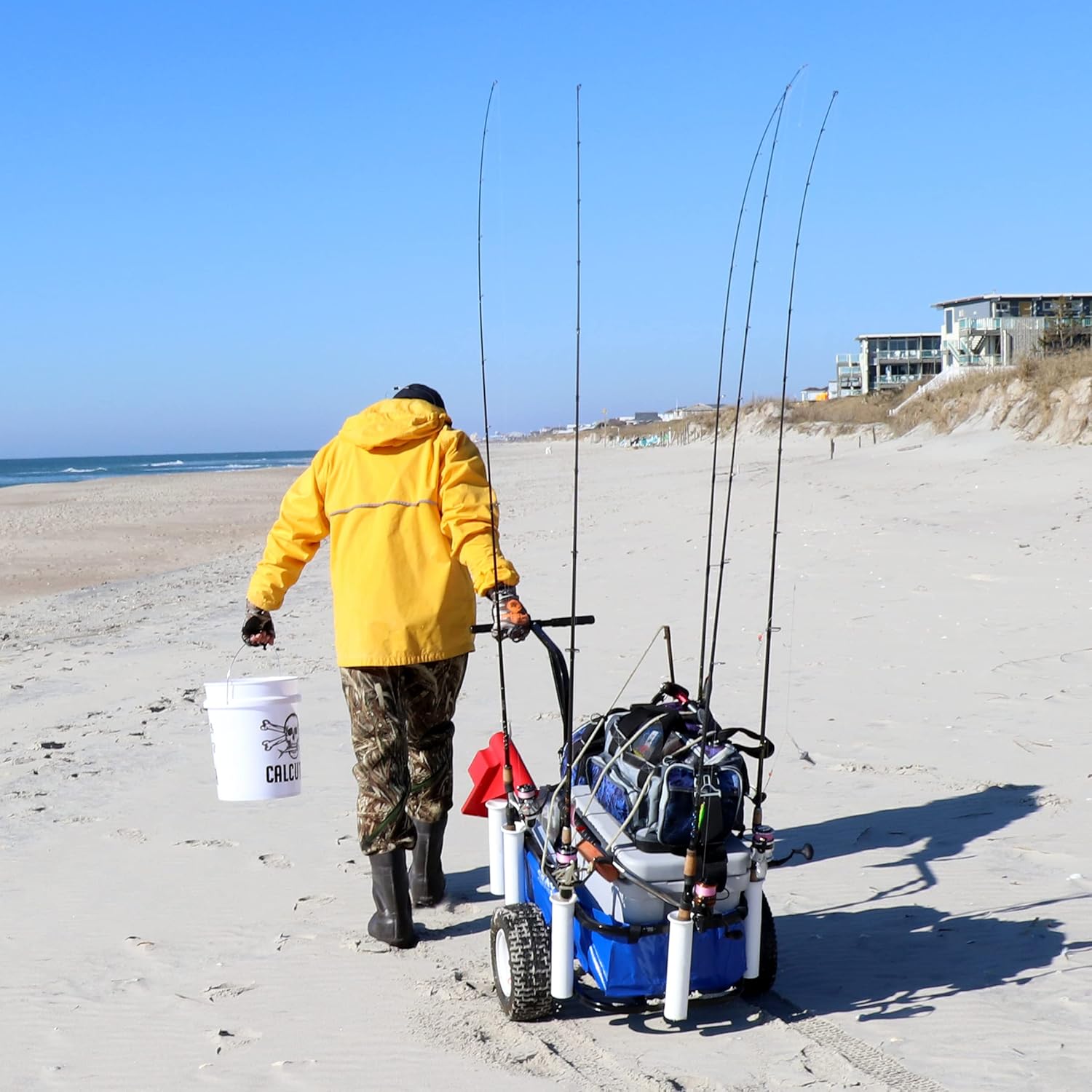 Outdoor Fishing Rolling Wheel Wagon F693855