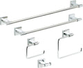 5 Piece Chrome Bathroom Package A386