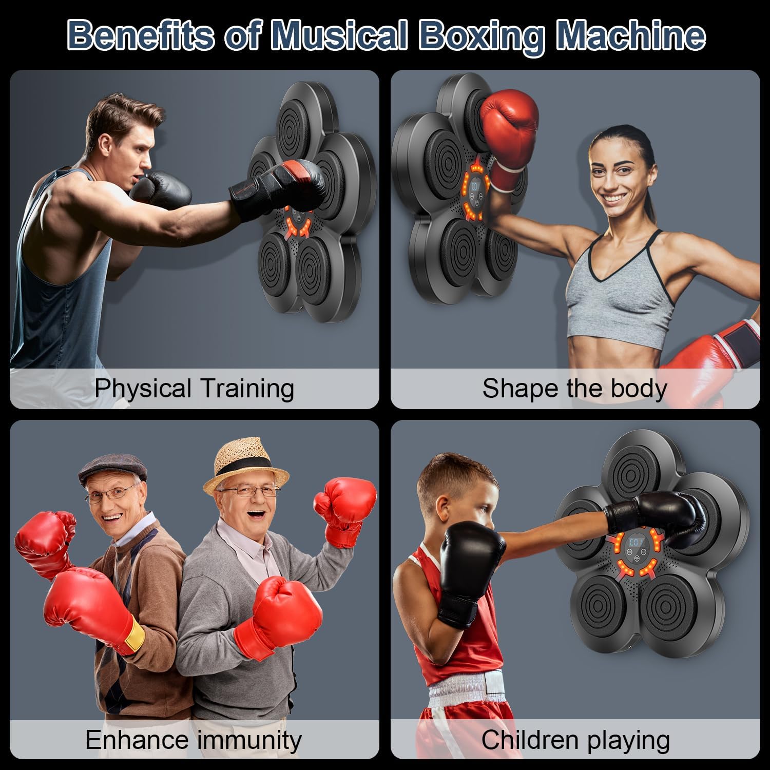 Boxing Training Target Wall Mount React Exercise Machine E1385