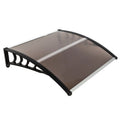 Window Awnings 40" x 38" Brown & Black A217