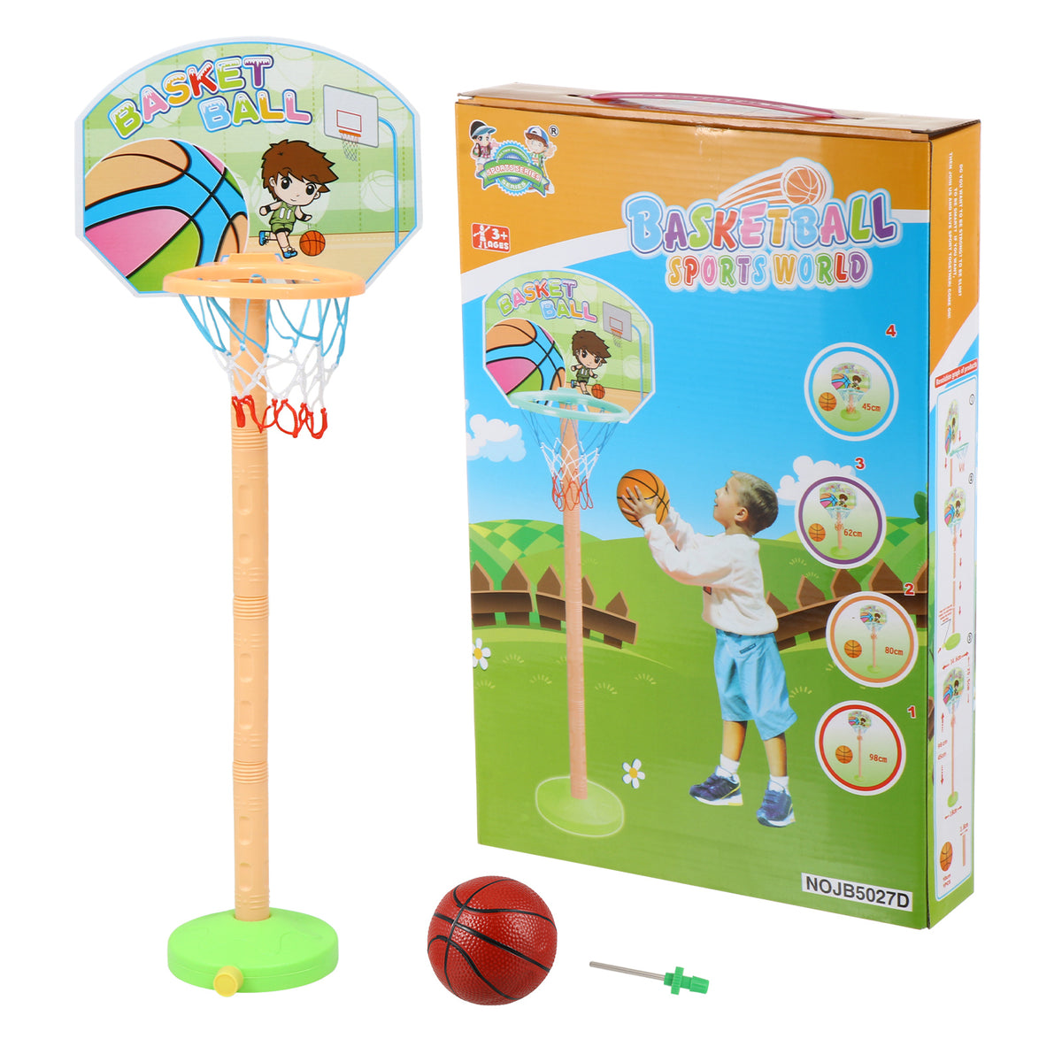 Basketball Hoop Toddler Stand Mini Indoor Children Sports Game Ring Adjustable Goal U688643