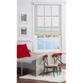 Cordless Faux Wood Blind White 46 x 64 in. A576220