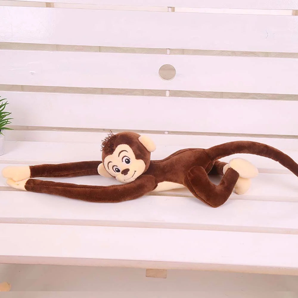 Brown Long-Arm Monkey Plush Doll A4047