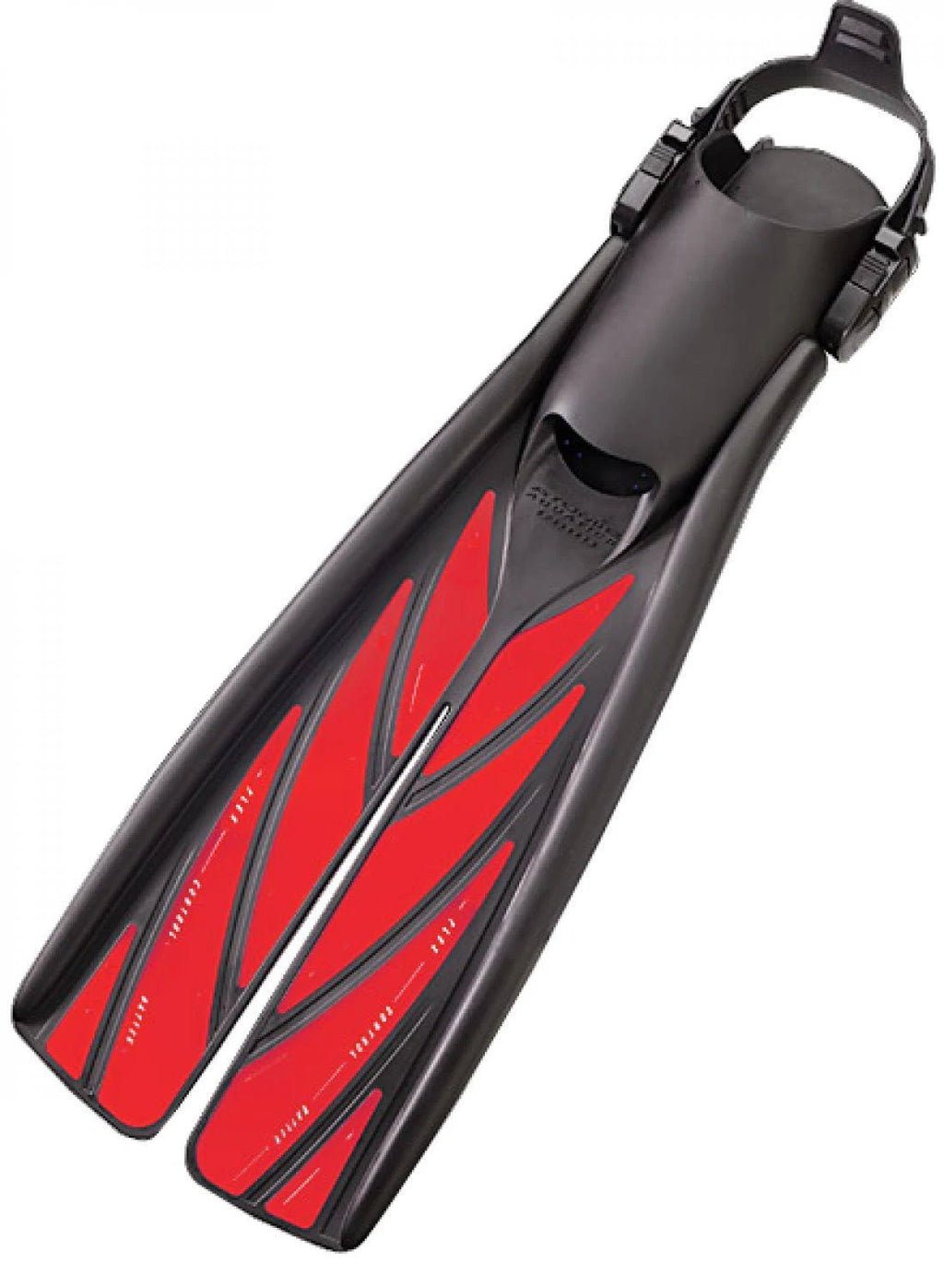 Red Medium Split Fins Y228