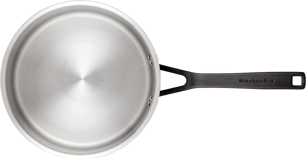 5-Ply Clad Stainless Steel Saucepan with Lid, 3 Quart E347