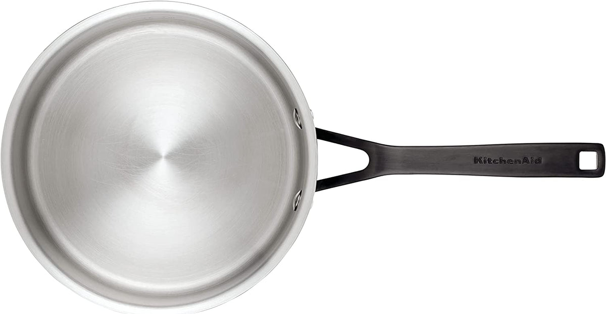 5-Ply Clad Stainless Steel Saucepan with Lid, 3 Quart E347