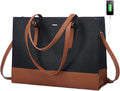 Leather Waterproof Laptop Tote Bag for 15.6 inch Computer K661735