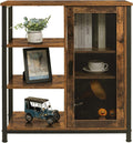 Retro Storage Cabinet with Shelves and Door N274