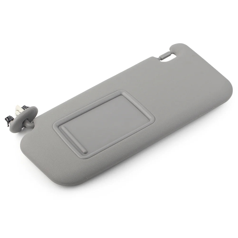Gray Sun Visor Shield Sunshade with Mirror Left Side Y18600