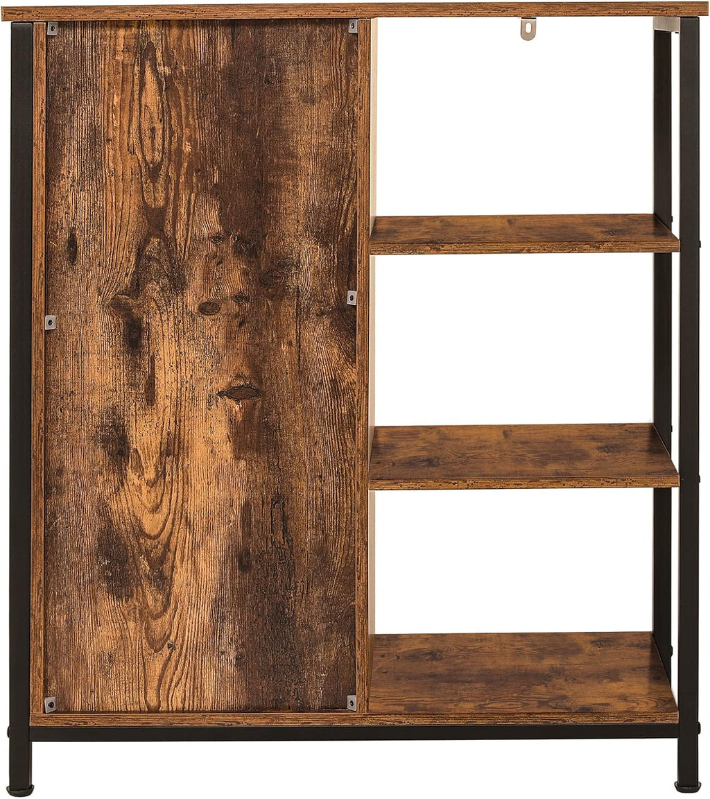 Retro Storage Cabinet with Shelves and Door N274