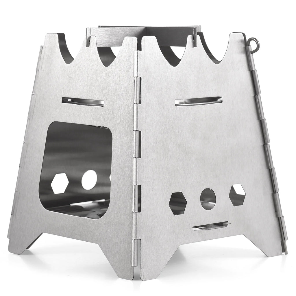 Collapsible Stainless Steel Backpacking Stove J9577
