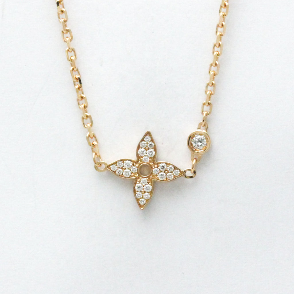 Pink Gold 18K Diamond Pendant Necklace K149568