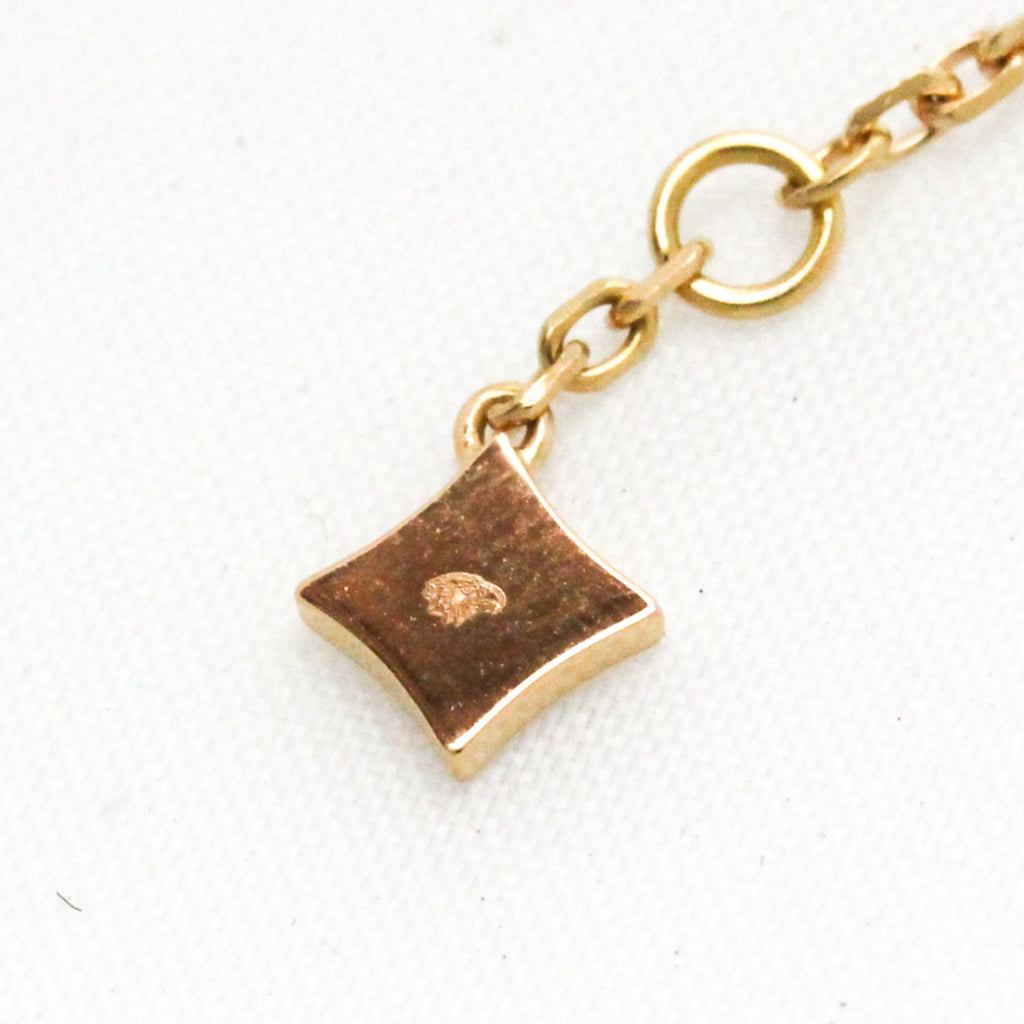 Pink Gold 18K Diamond Pendant Necklace K149568