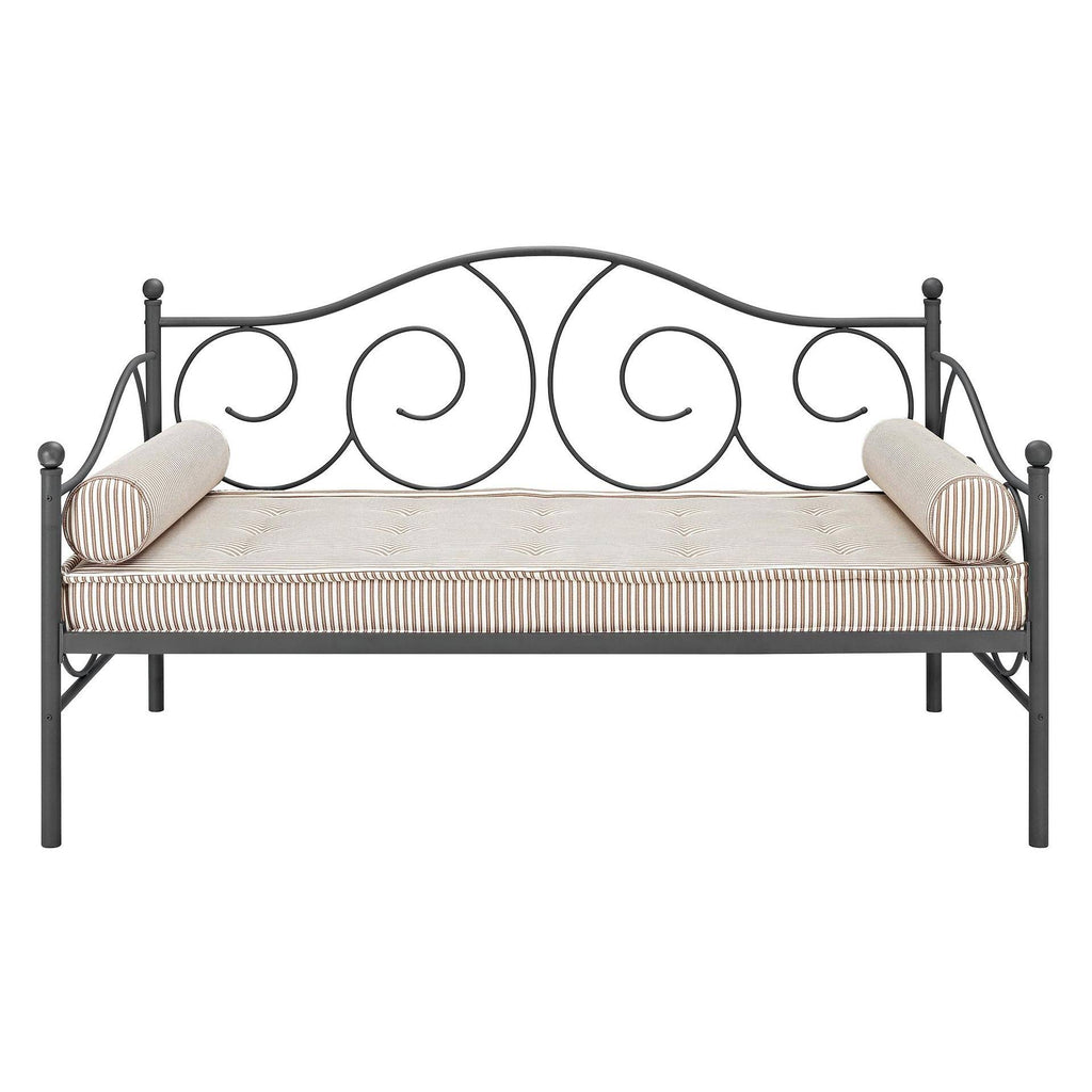 Twin Metal Daybed Silver B85187