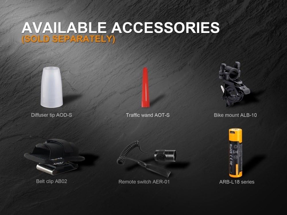 1000 Lumen Flashlight with USB Rechargeable Battery & Carry Case J5073