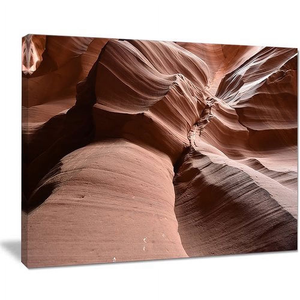 Dark Upper Antelope Canyon Photographic Print on Wrapped Canvas K868