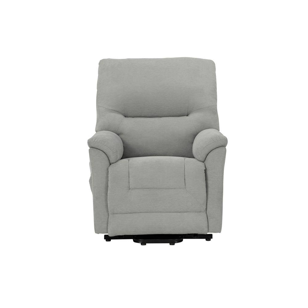 Gray Fabric Power Lift Recliner Chair C46875