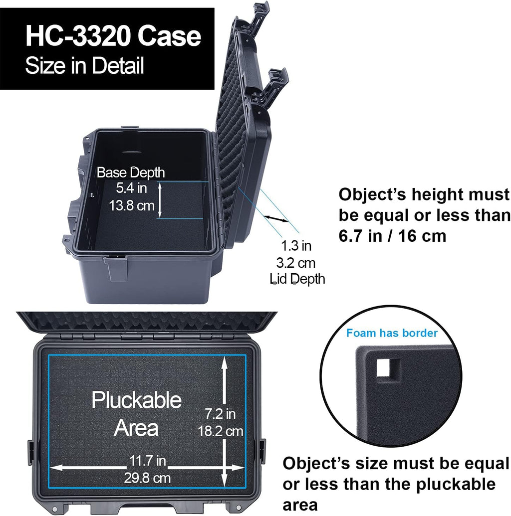 Waterproof Hard Case with Customizable Foam Insert M920676