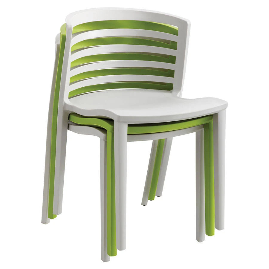 Stack Chair, Gray, 4 per Carton N89394