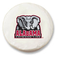 White Vinyl Fitted Car Tire Cover J630